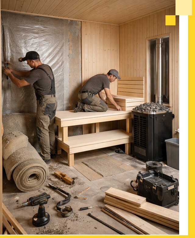 Проекты саун под ключ в Черняховске дизайн и строительство