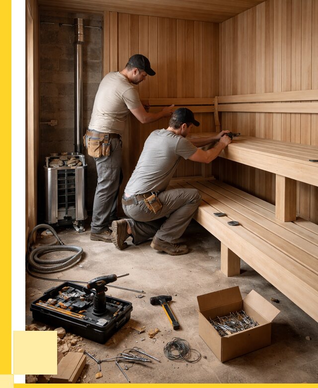 Монтаж саун под ключ в Черняховске от 125760 р. | ЭриданЧрх