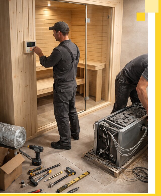 Поставка, установка и монтаж электрических саун в Черняховске