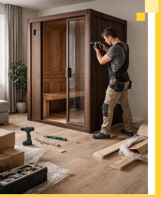 Установка и производство мини саун под ключ в Черняховске