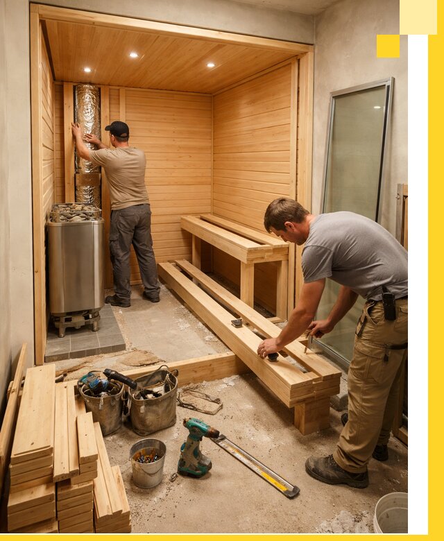 Проектирование и установка домашних саун под ключ в Черняховске