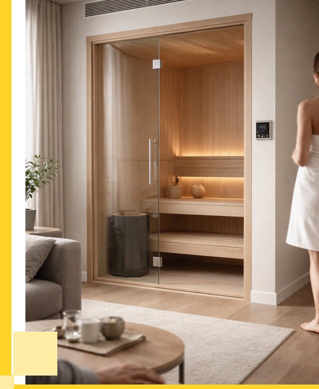 Сауна в квартире под ключ в Черняховске от 125760 р. ЭриданЧрх