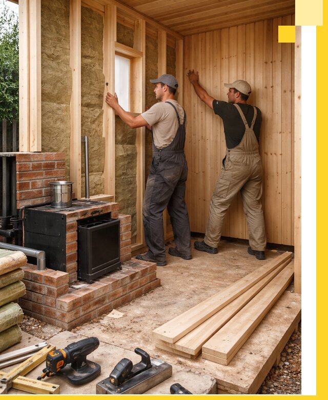 Строительство и установка дачных саун под ключ в Черняховске