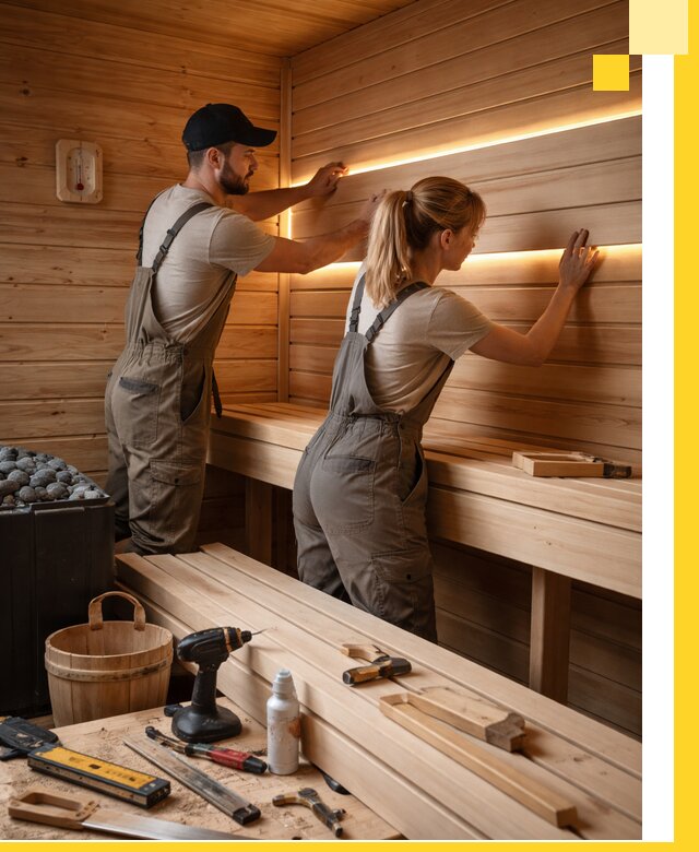 Дизайн саун и бань под ключ с индивидуальным проектом в Черняховске