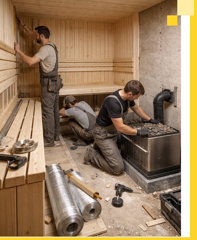 Индивидуальные сауны на заказ в Черняховске под ключ, проект и монтаж