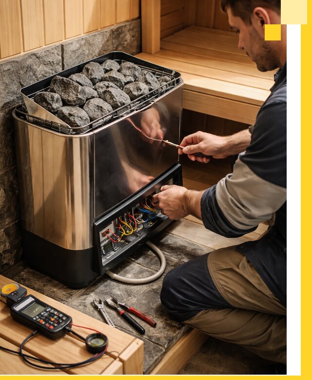 Продажа и установка электрокаменок для саун в Черняховске