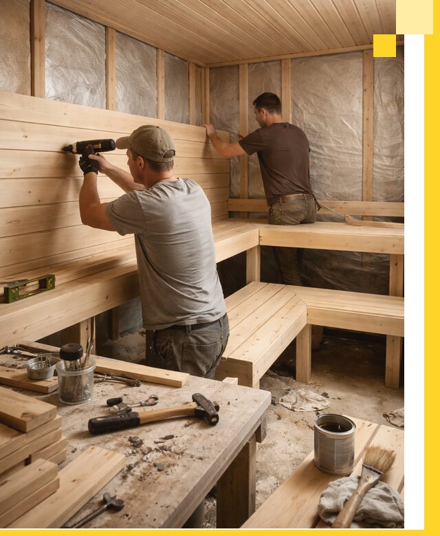 Профессиональная отделка бань и саун под ключ в Черняховске