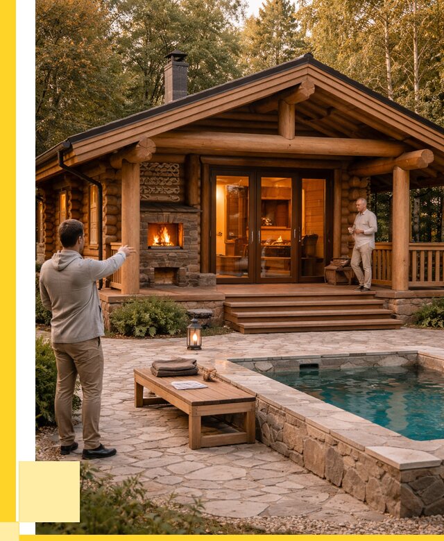 Проекты бань и хамам в Черняховске от 26200 р. | ЭриданЧрх