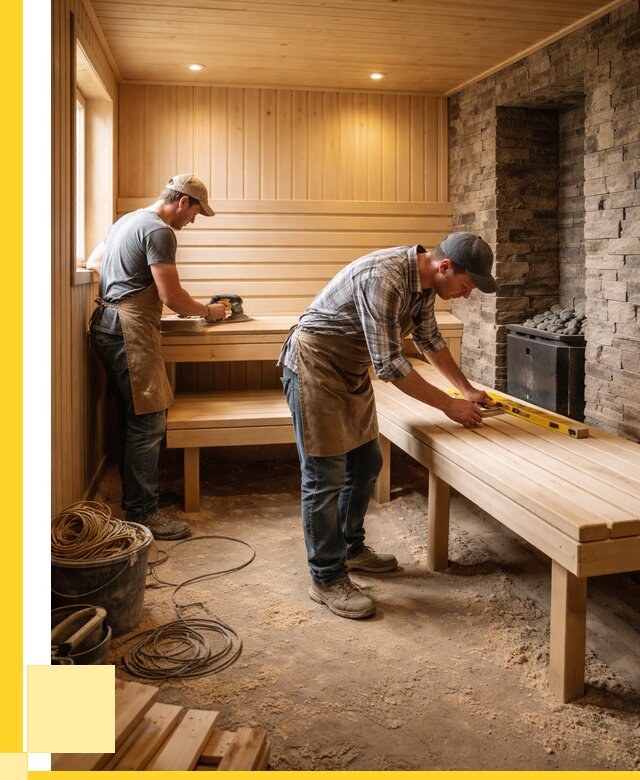 Отделка бани в Черняховске: внутренняя отделка от 3144 р. | ЭриданЧрх