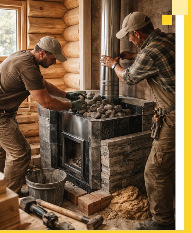 Строительство и отделка русских бань под ключ в Черняховске