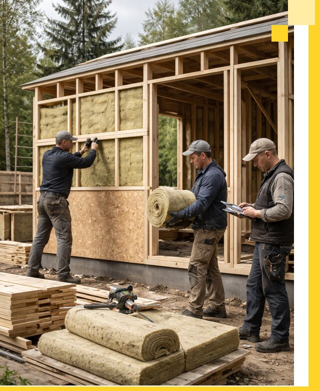 Проектирование и строительство каркасных бань в Черняховске под ключ