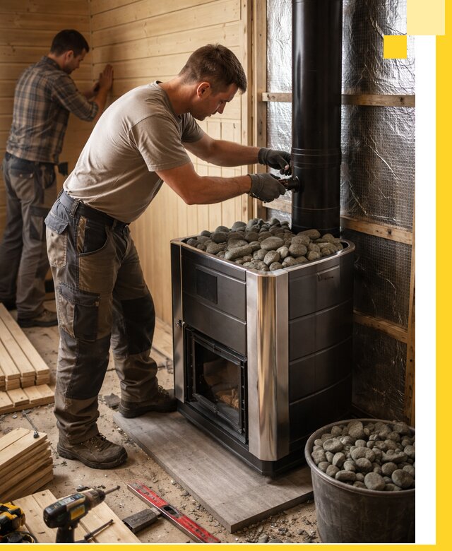 Проектирование и строительство парилок для бани в Черняховске под ключ