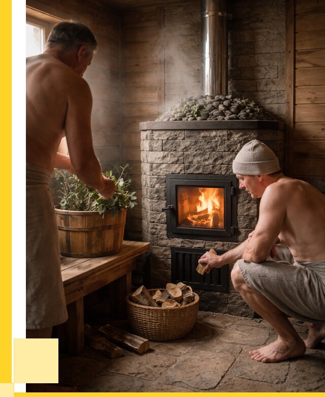 Банные печи под ключ в Черняховске от 47160 р. | ЭриданЧрх кирпичная