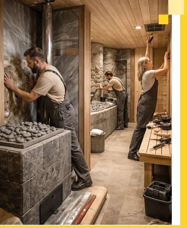 Строительство бань и SPA процедур в Черняховске под ключ и отделкой