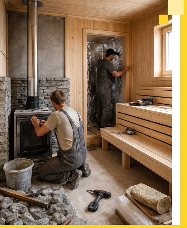 Строительство и изготовление бань под ключ в Черняховске