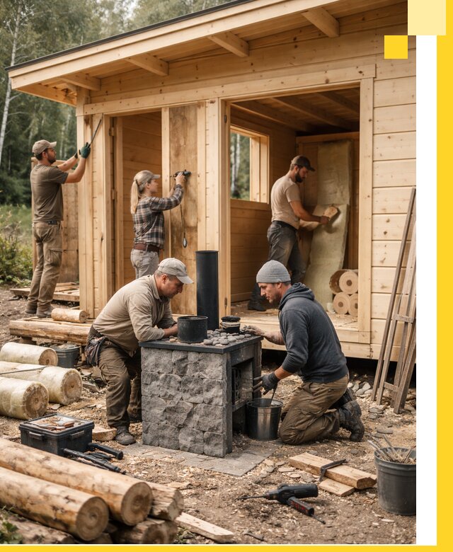 Купить баню под ключ в Черняховске строительство монтаж отделка