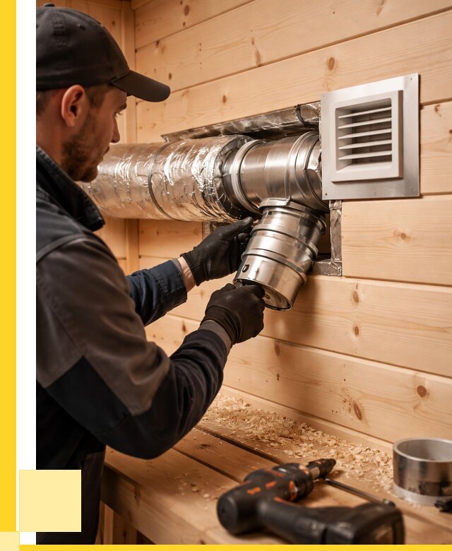 Монтаж вентиляции бани в Черняховске от 12576 р. | ЭриданЧрх