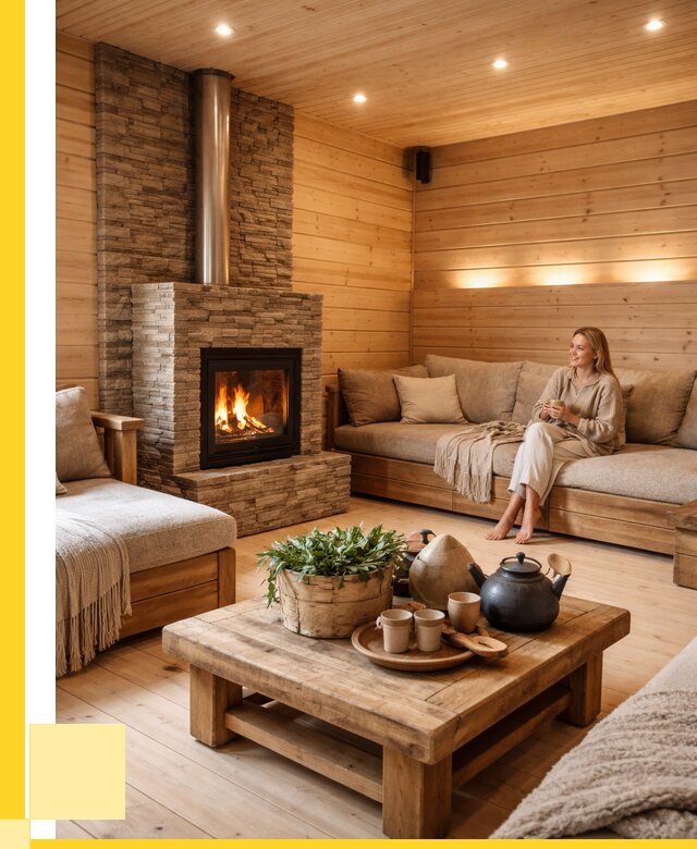 Проект бани с комнатой отдыха в Черняховске от 36680 р. | ЭриданЧрх