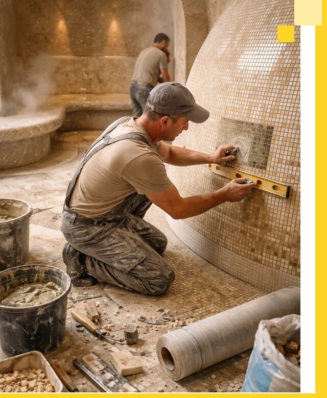 Хамам под ключ в Черняховске: проектирование, строительство, отделка