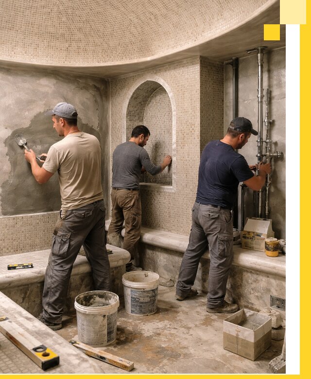 Профессиональный монтаж хамамов под ключ в Черняховске с гарантией