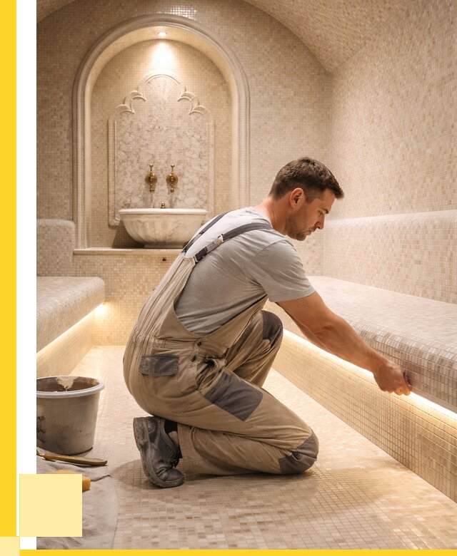 Отделка хамамов под ключ в Черняховске от 5764 р. | ЭриданЧрх