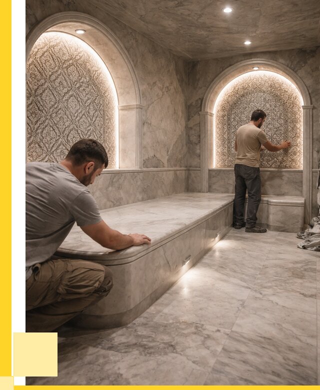 Турецкие бани под ключ в Черняховске от 262000 р. | ЭриданЧрх