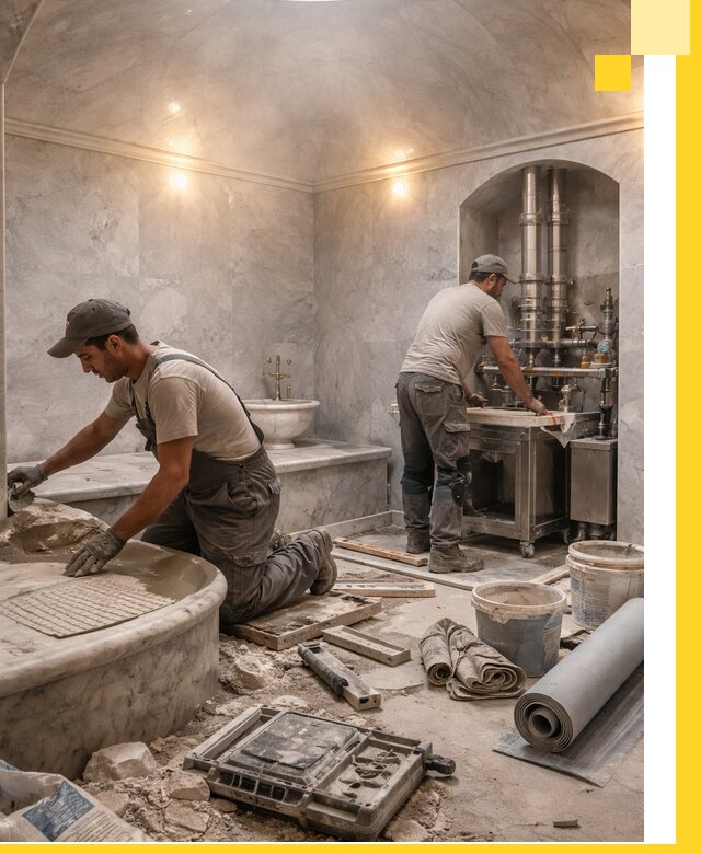 Строительство турецких бань хаммам под ключ в Черняховске