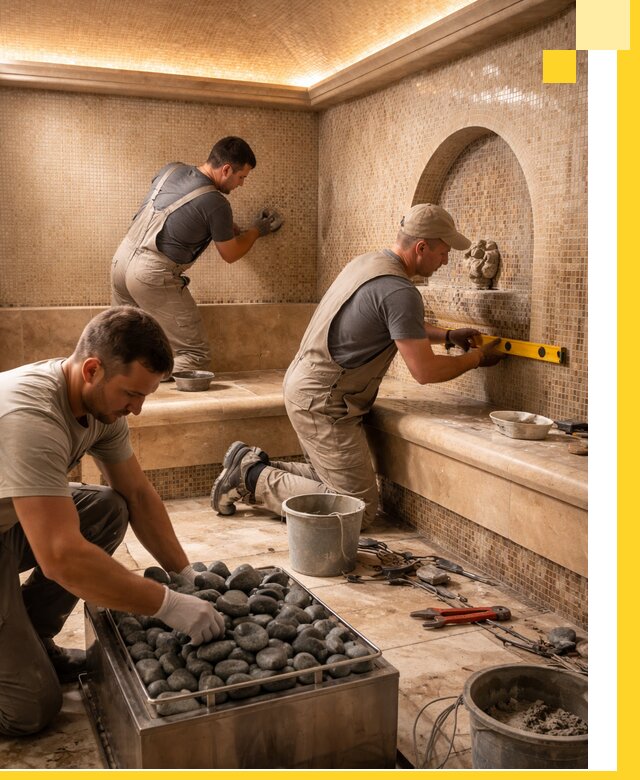 Проектирование и строительство хамама и сауны в Черняховске