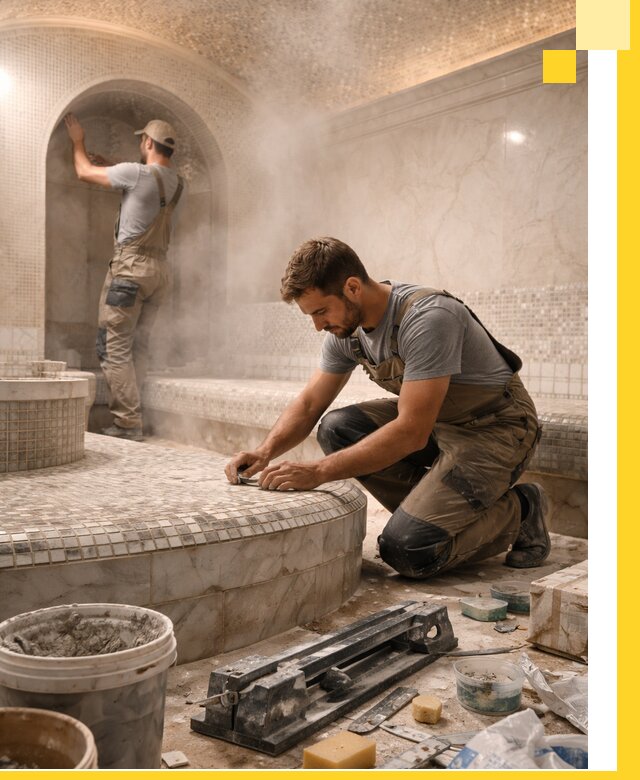 Профессиональный дизайн хамама и SPA под ключ в Черняховске