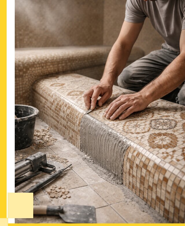 Плитка для хамама под ключ в Черняховске от 3668 р. | ЭриданЧрх