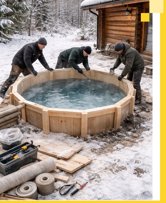 Изготовление и установка ледяных купелей под ключ в Черняховске