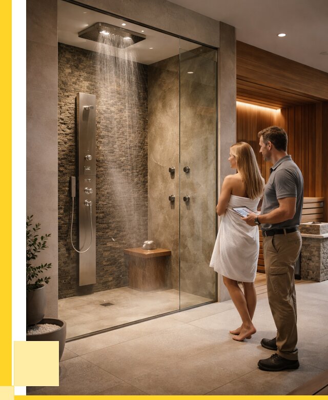 Купить душ впечатлений для дома в Черняховске от 89080 р. | ЭриданЧрх