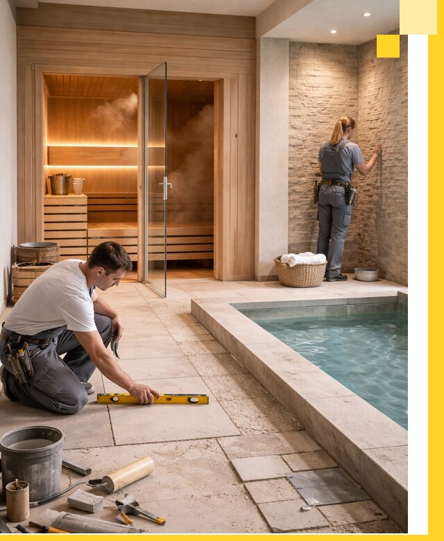 Комплексный дизайн и отделка интерьеров SPA под ключ в Черняховске